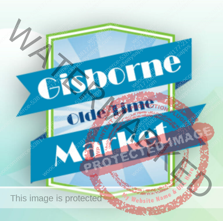 This is a graphic image depicting the Great Gisborne Market