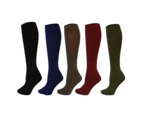 Fine Knit Bamboo Knee-high socks available from Bamboo Creations Victoria