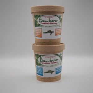 Specialist Bamboo Fertilisers - 737g Container Bundle, in an eco-friendly, compostable container, with lid.